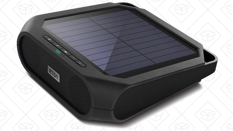 Eton Rugged Rukus solar-powered Bluetooth speaker/powr bank, $31 with code OUTLETA6
